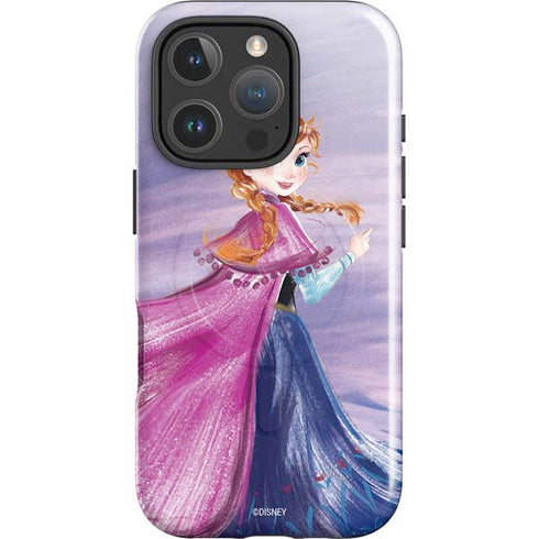 Disney Frozen Anna Sketch Art iPhone 16 Pro Magsafe Impact Case